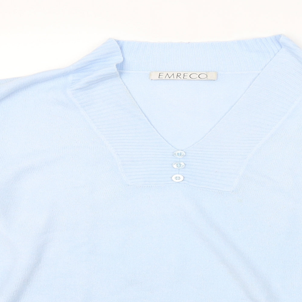 Emreco Womens Blue   Pullover Jumper Size 12