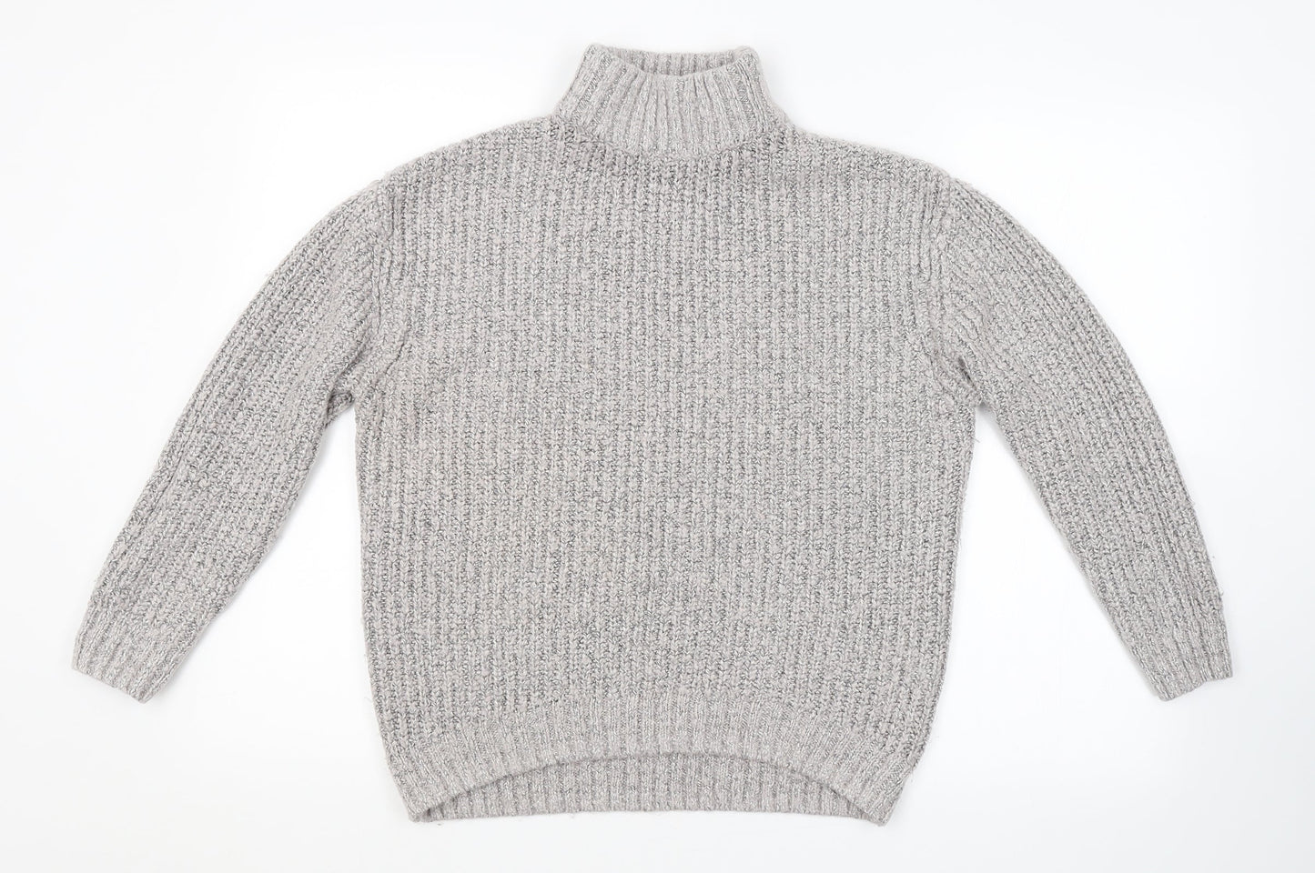 Warehouse Womens Silver   Pullover Jumper Size 10
