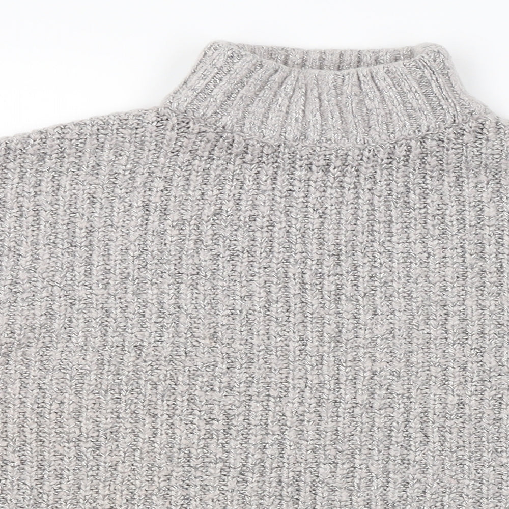Warehouse Womens Silver   Pullover Jumper Size 10