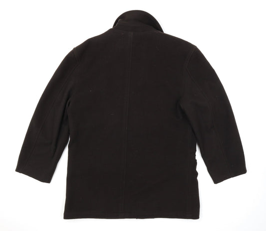 Preworn Womens Black   Overcoat Coat