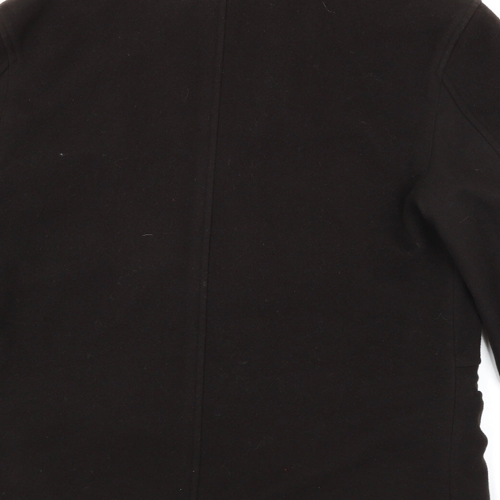 Preworn Womens Black   Overcoat Coat
