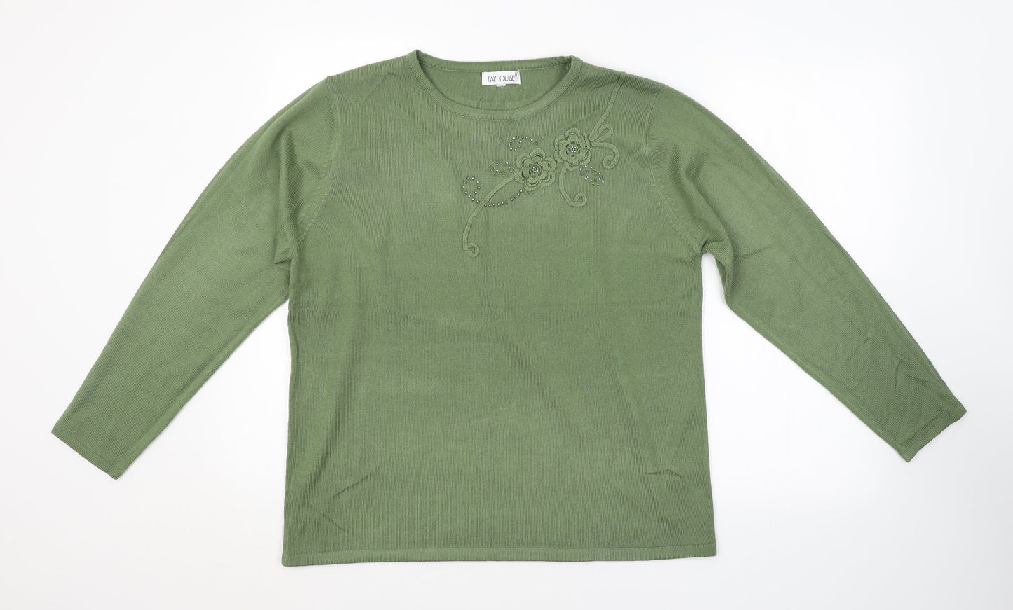 Fay Louise Womens Green   Pullover Jumper