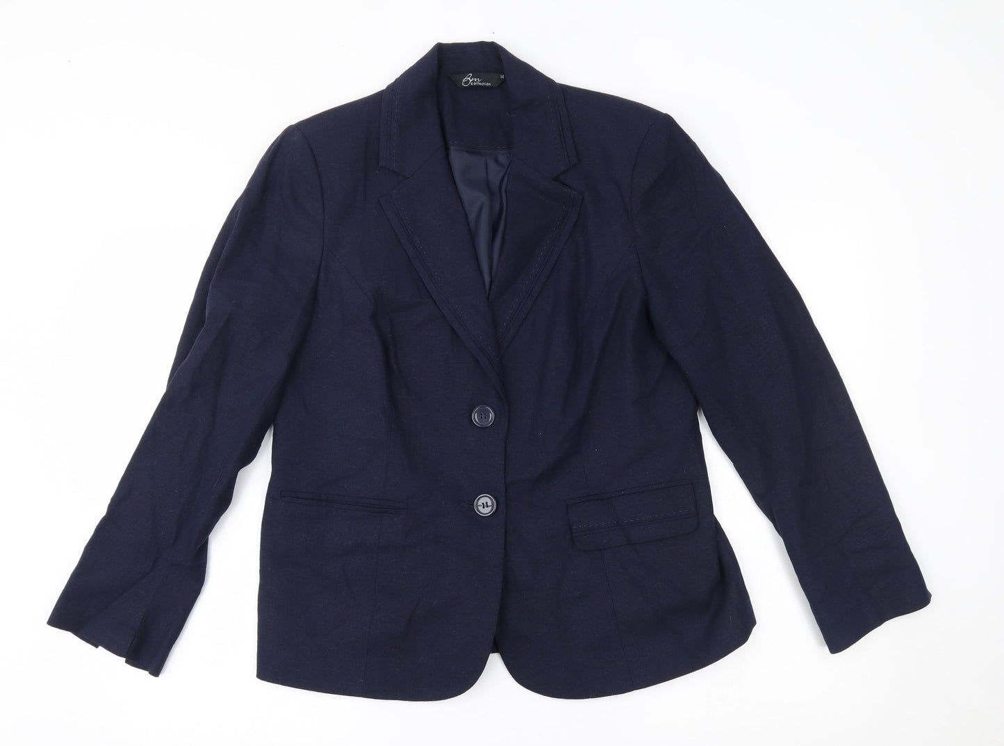 BM Womens Blue   Jacket Blazer Size 14  -