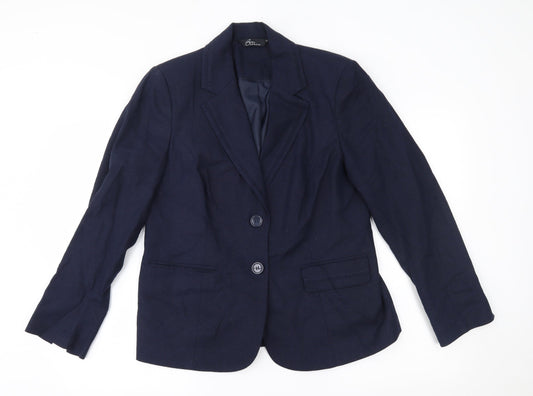 BM Womens Blue   Jacket Blazer Size 14  -