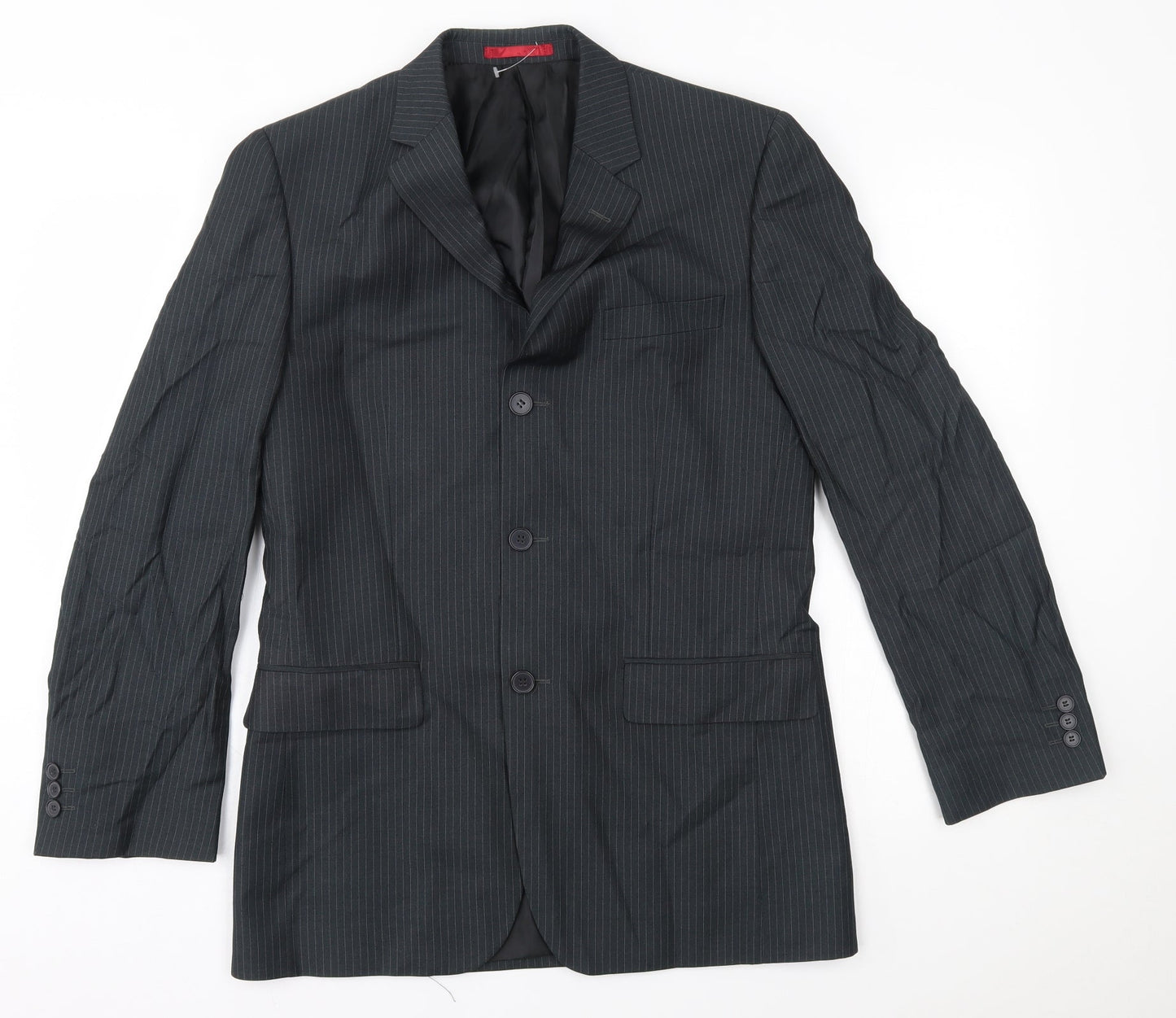 Burton Mens Grey Striped  Jacket Blazer