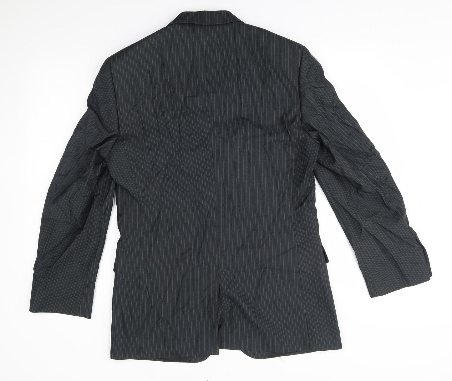 Burton Mens Grey Striped  Jacket Blazer