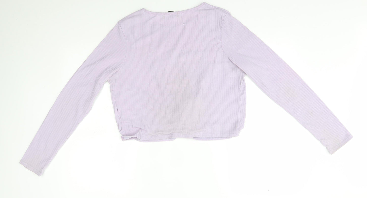 New Look Womens Purple   Pullover Jumper Size 16