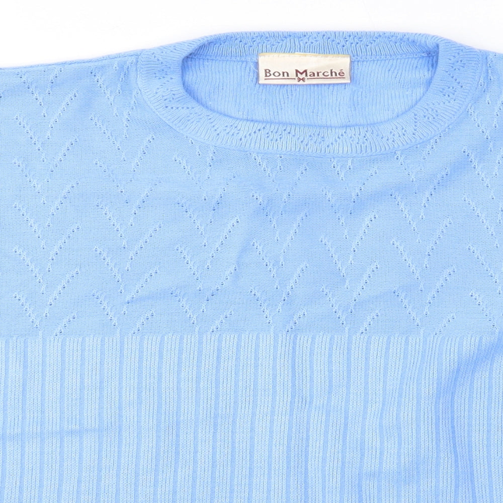 bonmarche Womens Blue   Pullover Jumper Size S