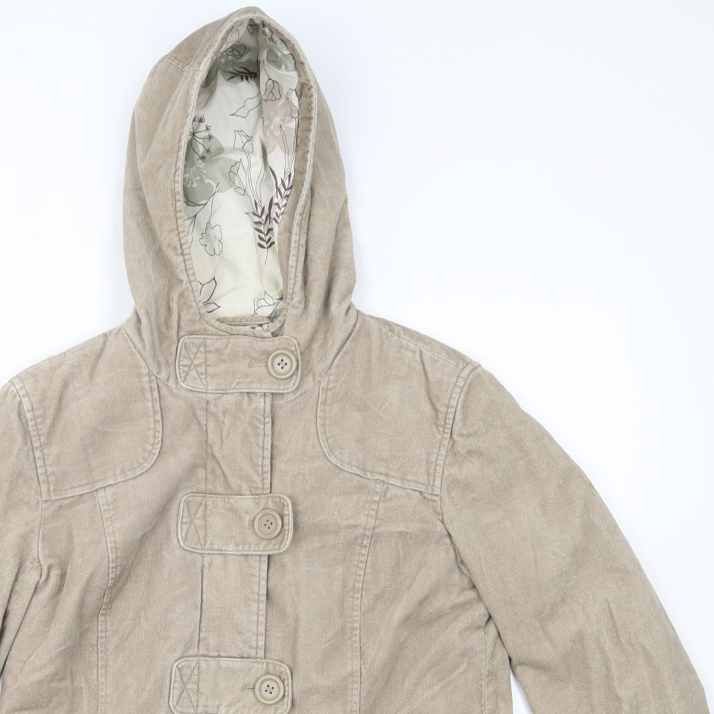 NEXT Womens Beige   Jacket Coat Size 8