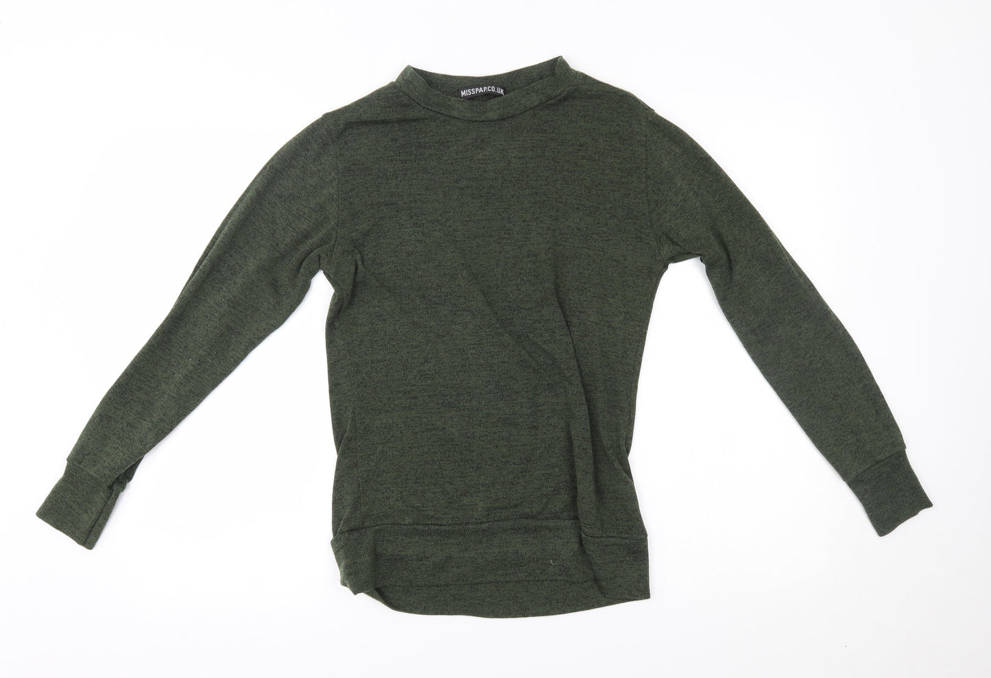 Misspap Womens Green   Pullover Jumper Size M
