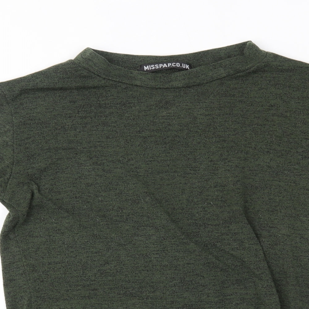 Misspap Womens Green   Pullover Jumper Size M