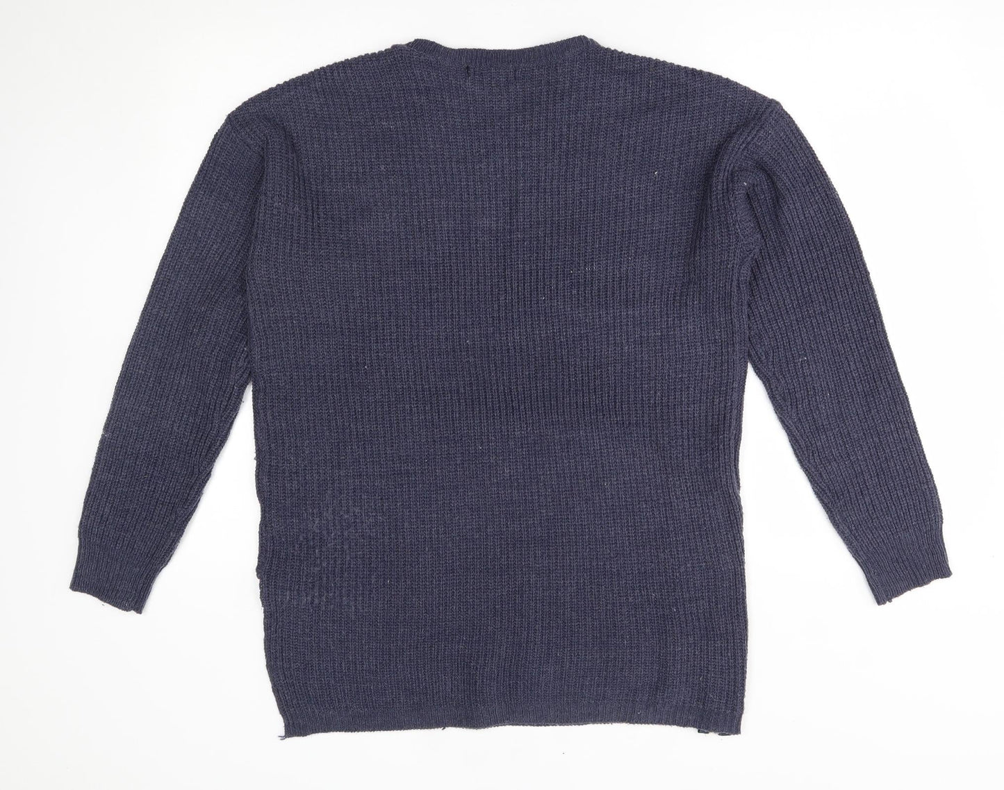 QED London Womens Blue   Pullover Jumper Size M