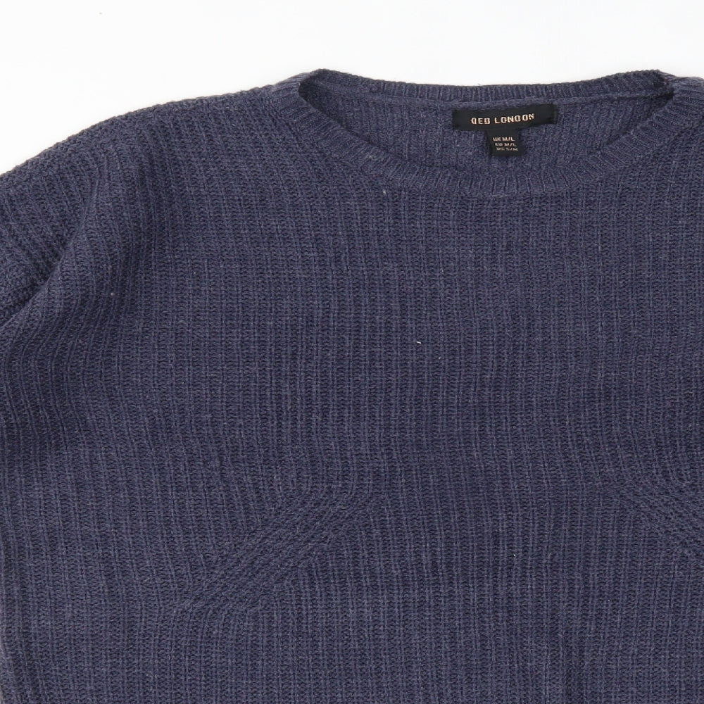 QED London Womens Blue   Pullover Jumper Size M