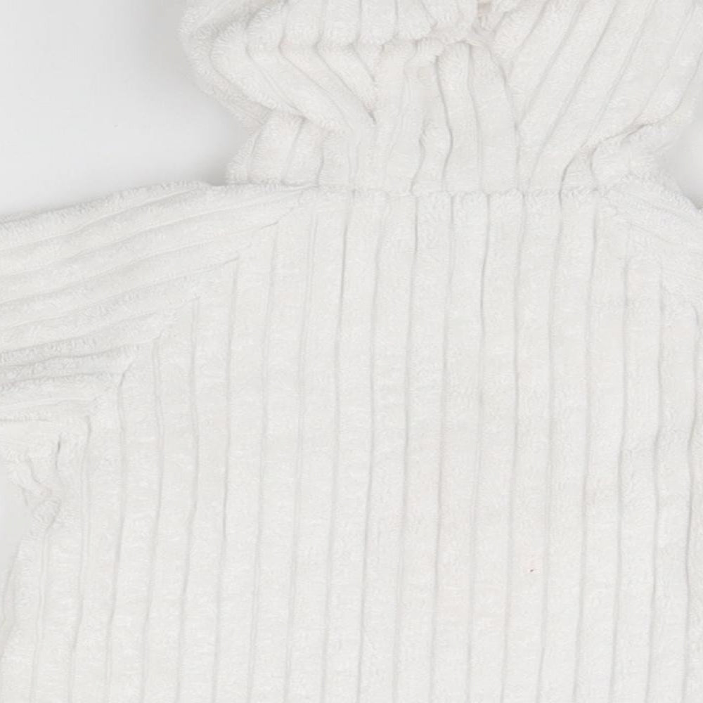 Mini Club Baby White   Full Zip Jumper Size 0-3 Months