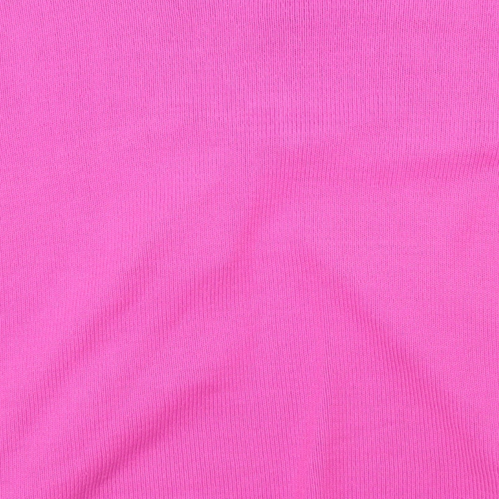 Florida Womens Pink Striped  Pullover Jumper Size M
