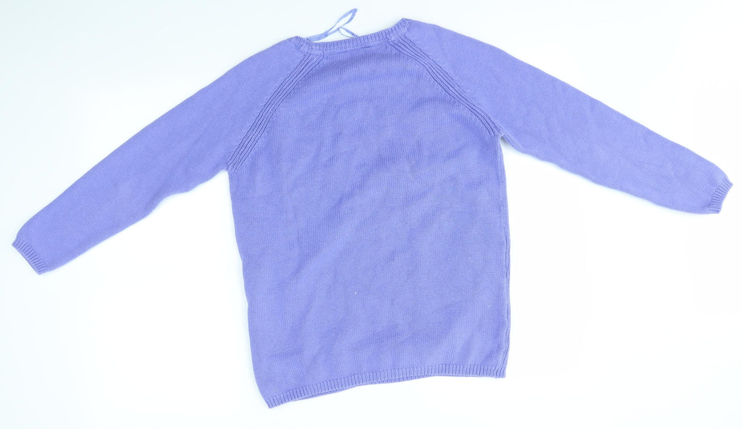 BHS Womens Blue   Pullover Jumper Size 14