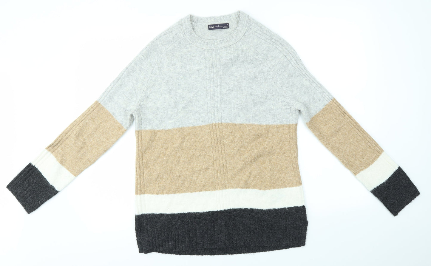 M&S Womens Multicoloured   Pullover Jumper Size S