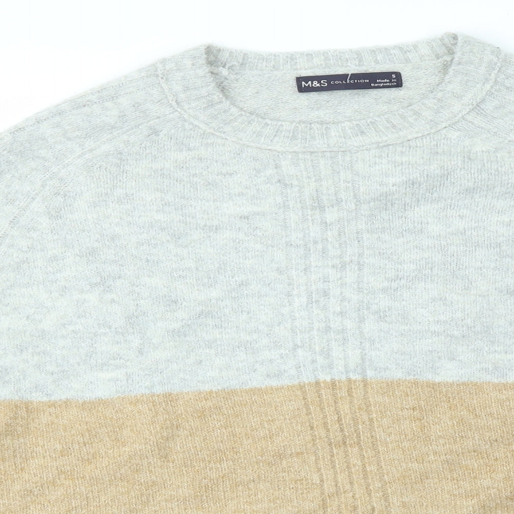M&S Womens Multicoloured   Pullover Jumper Size S