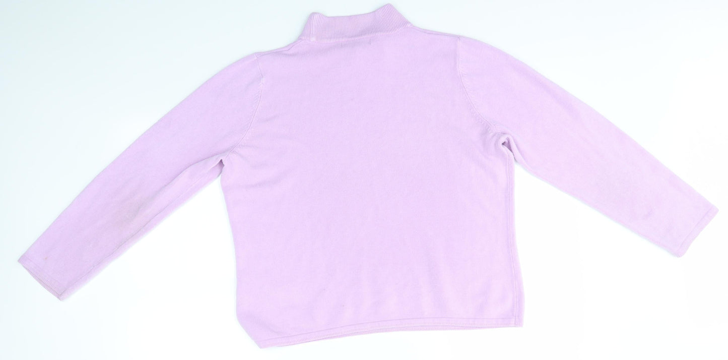 Bonmarché Womens Purple   Pullover Jumper Size M