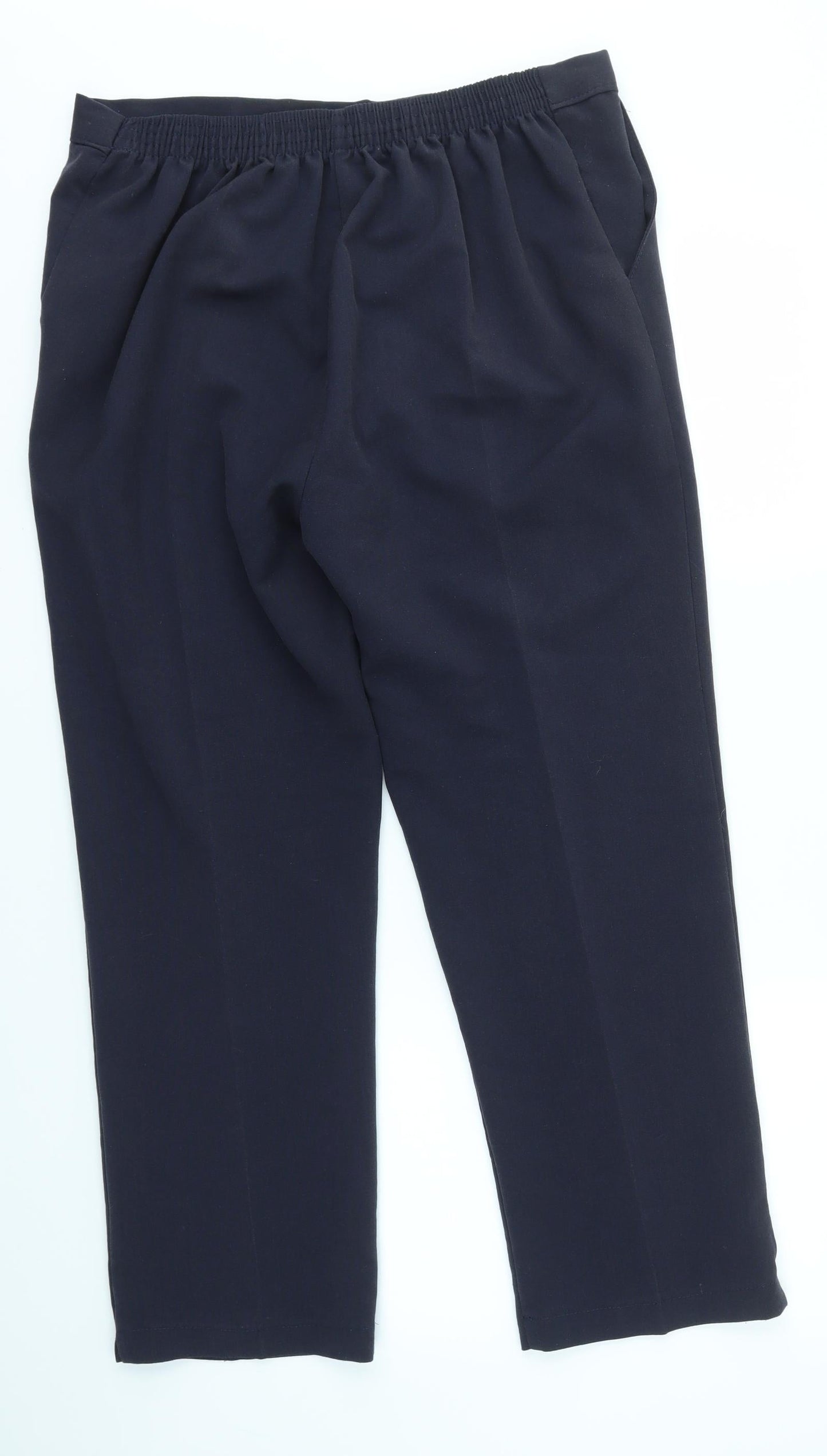 Preworn Womens Blue   Dress Pants Trousers Size 18 L26 in