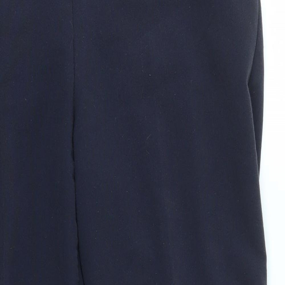 Preworn Womens Blue   Dress Pants Trousers Size 18 L26 in