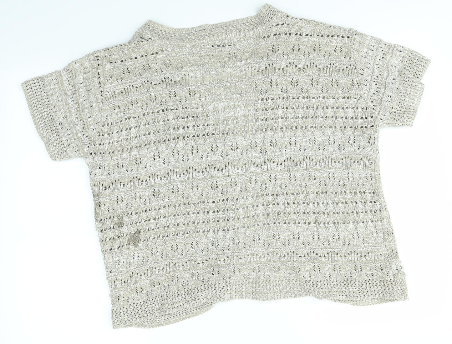 PURE & NATURAL Womens Brown   Cardigan Jumper Size XL
