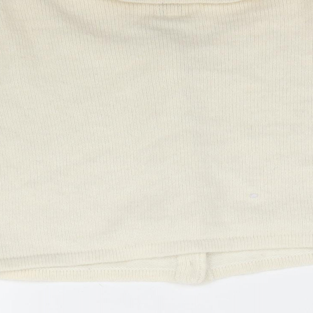 Matalan Womens Ivory  Knit Cardigan Jumper Size 16