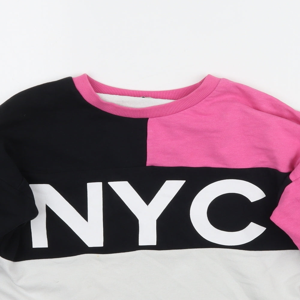 George Girls Multicoloured   Pullover Sweatshirt Size 10-11 Years  - NYC