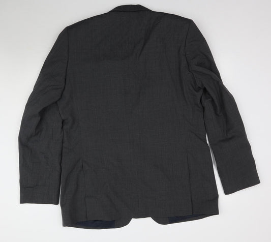 Marks and Spencer Womens Grey   Jacket Suit Jacket Size 46