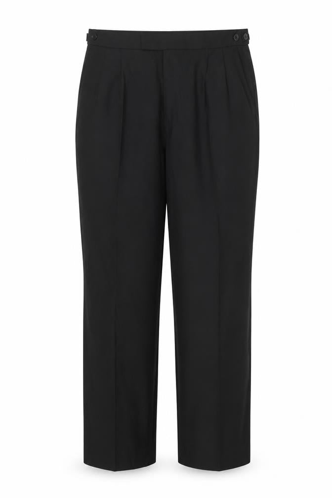 Terylene Womens Black   Trousers  Size 36 L30 in