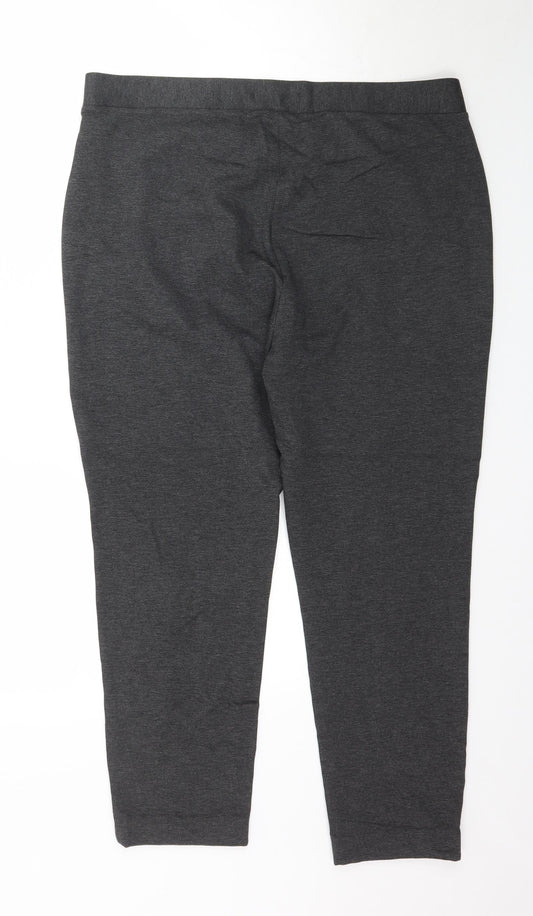 Preworn Womens Grey   Trousers  Size L L27 in