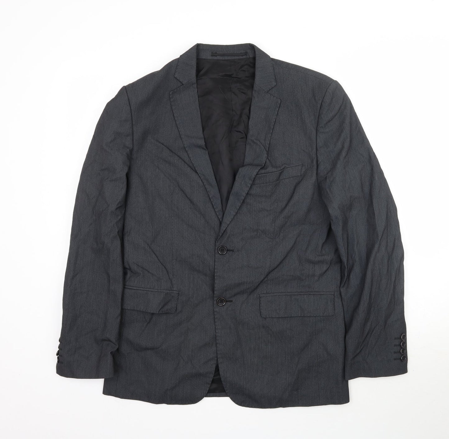 Zara Mens Black   Jacket Suit Jacket Size 38
