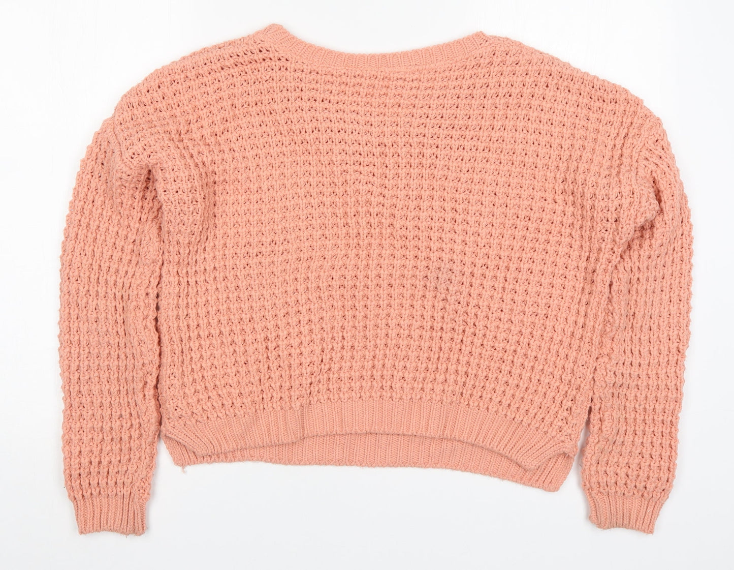 Miss Selfridge Womens Pink  Knit Pullover Jumper Size 14