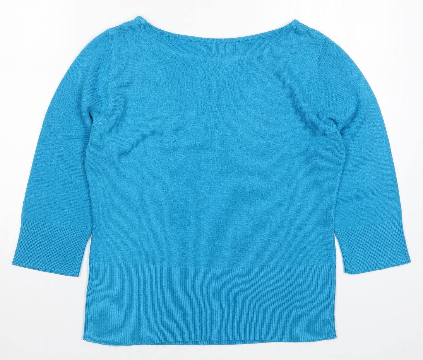 Dorothy Perkins Womens Blue  Knit Pullover Jumper Size 14