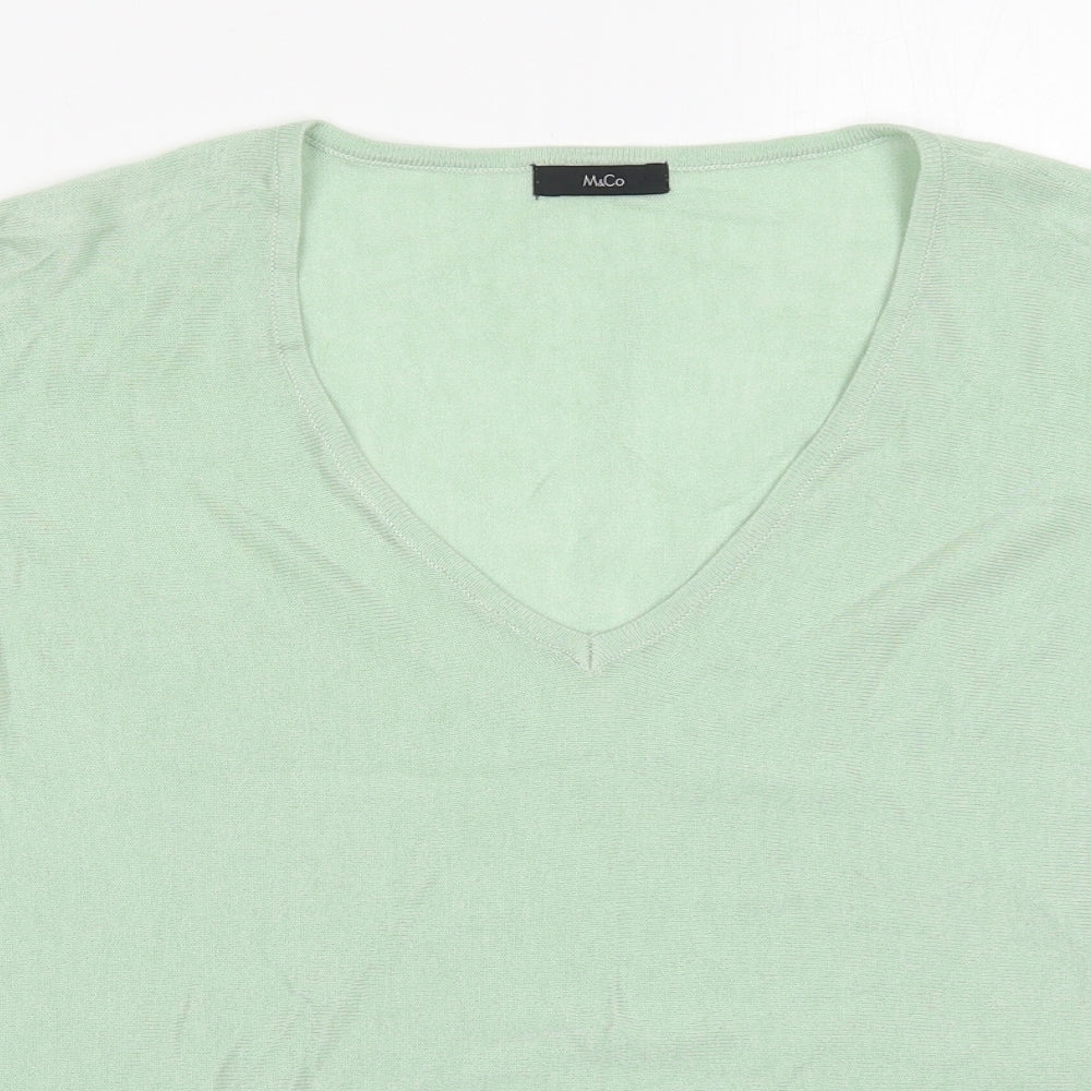 M&Co Womens Green   Pullover Jumper Size 12