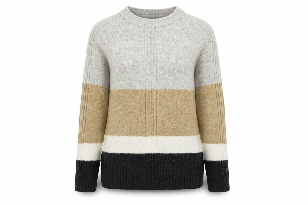 Marks and Spencer Womens Multicoloured Striped Knit Pullover Jumper Size XS