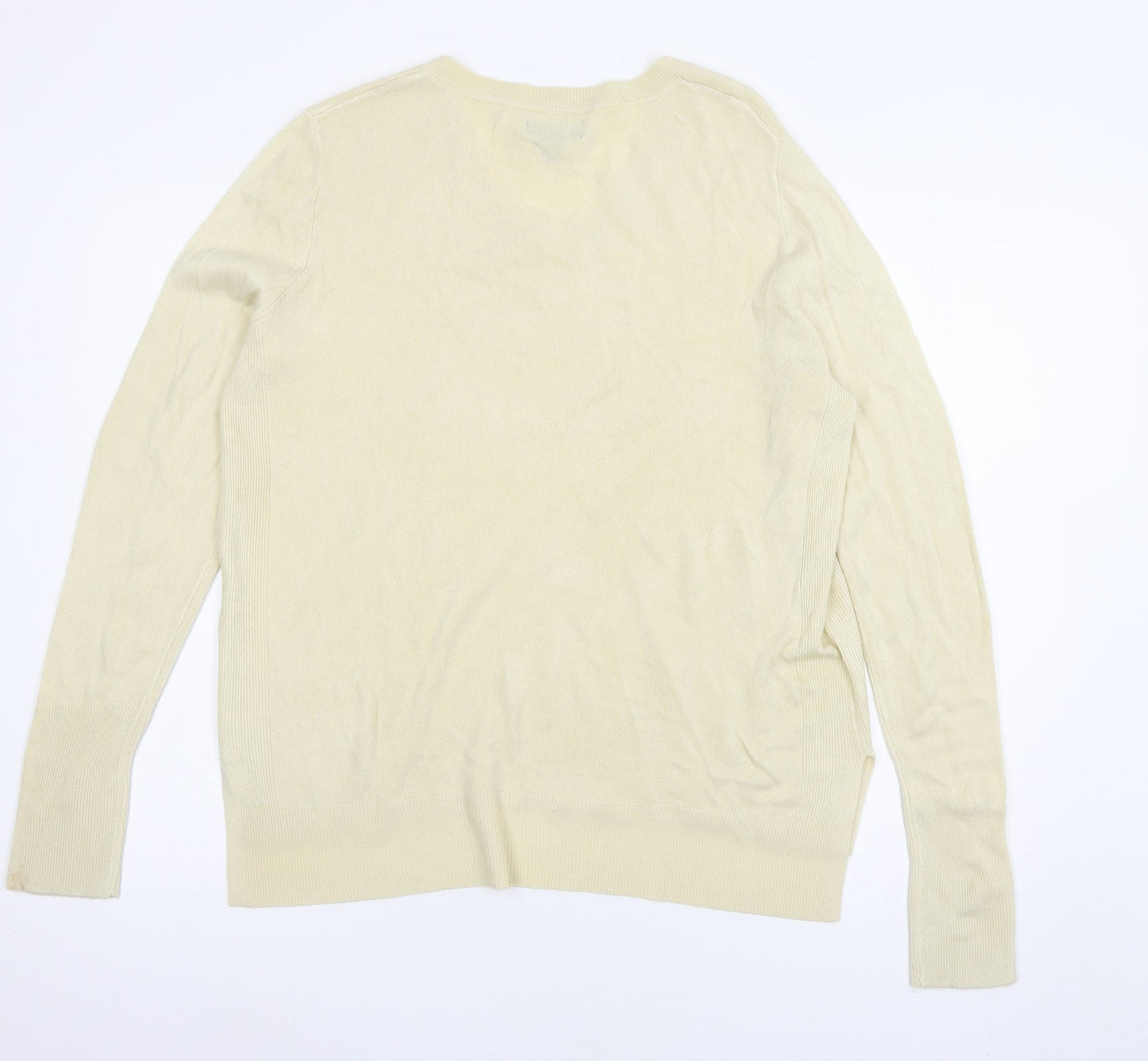 Primark Womens Beige  Knit Pullover Jumper Size 12
