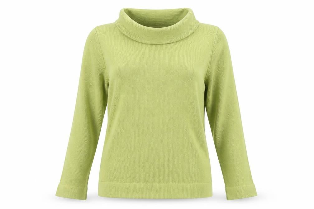 St Michael Womens Green  Knit Pullover Jumper Size 8