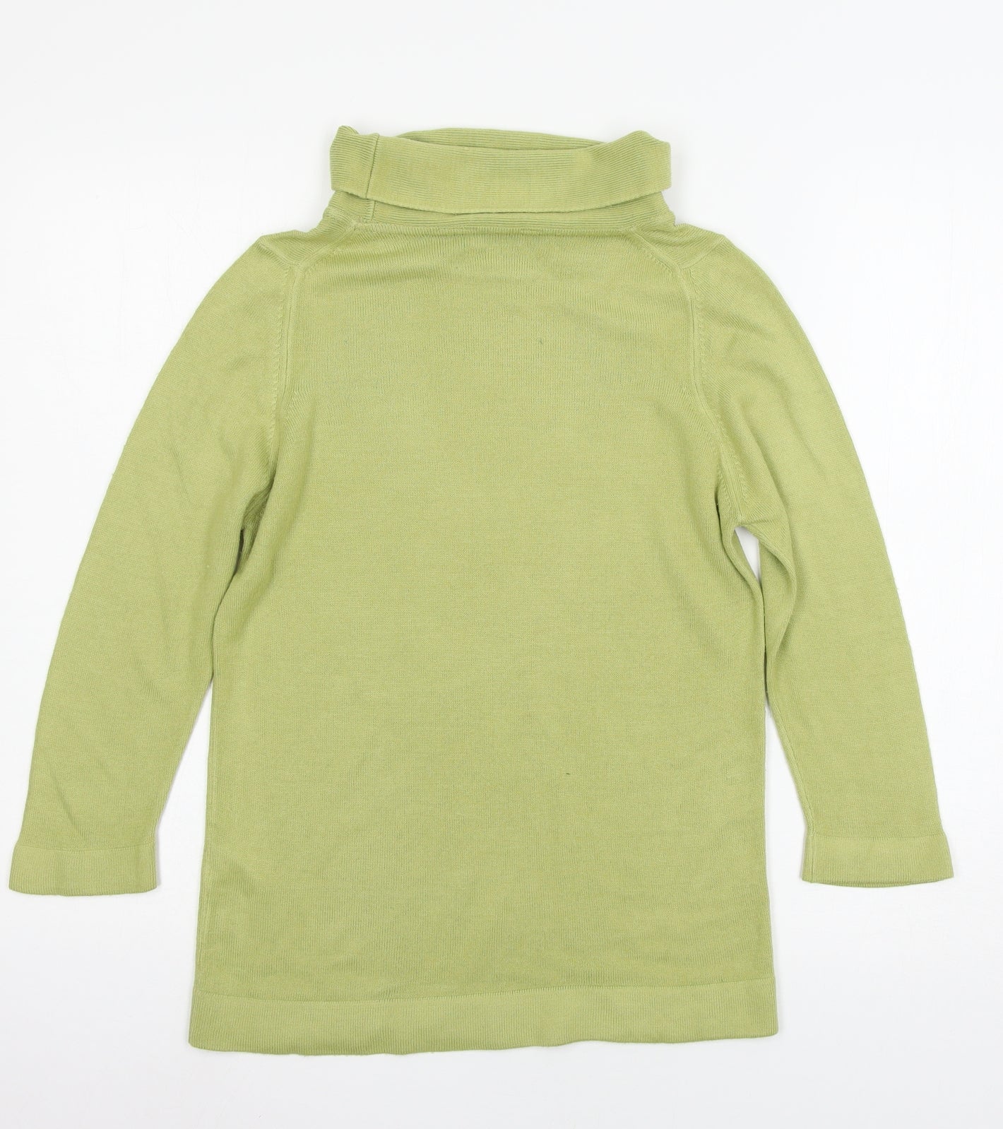 St Michael Womens Green  Knit Pullover Jumper Size 8