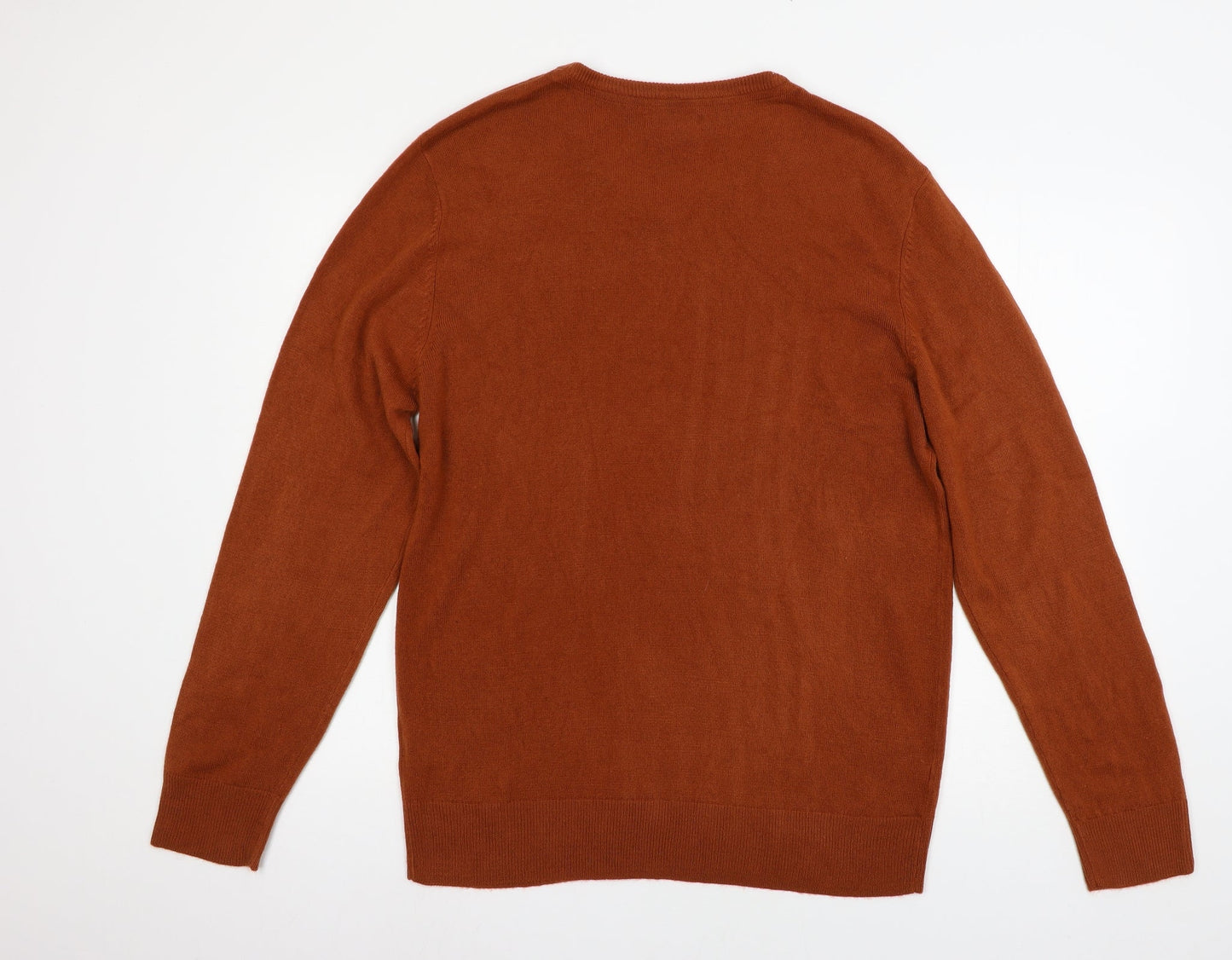 Peacocks Womens Brown  Knit Pullover Jumper Size L