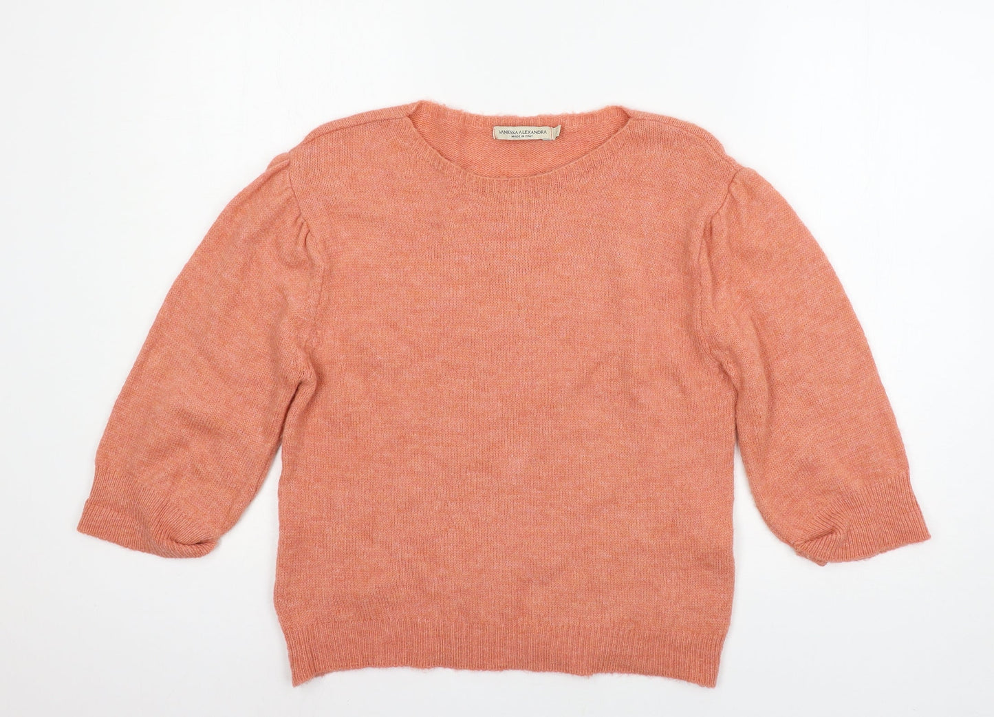 Vanessa Alexandra Womens Pink  Knit Pullover Jumper Size L