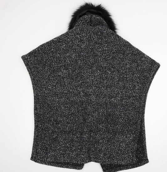Intuition Womens Black Polka Dot  Jacket  Size S