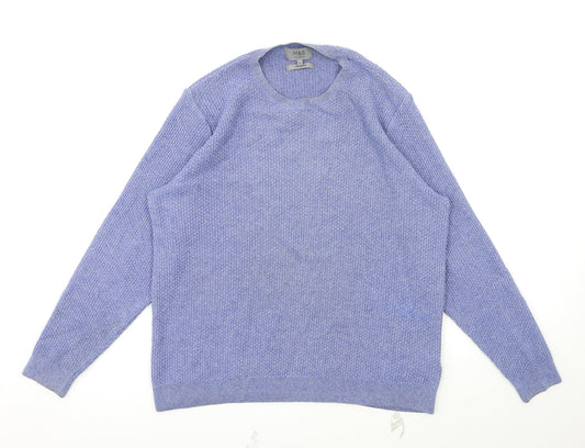 M&S Mens Blue   Pullover Sweatshirt Size L