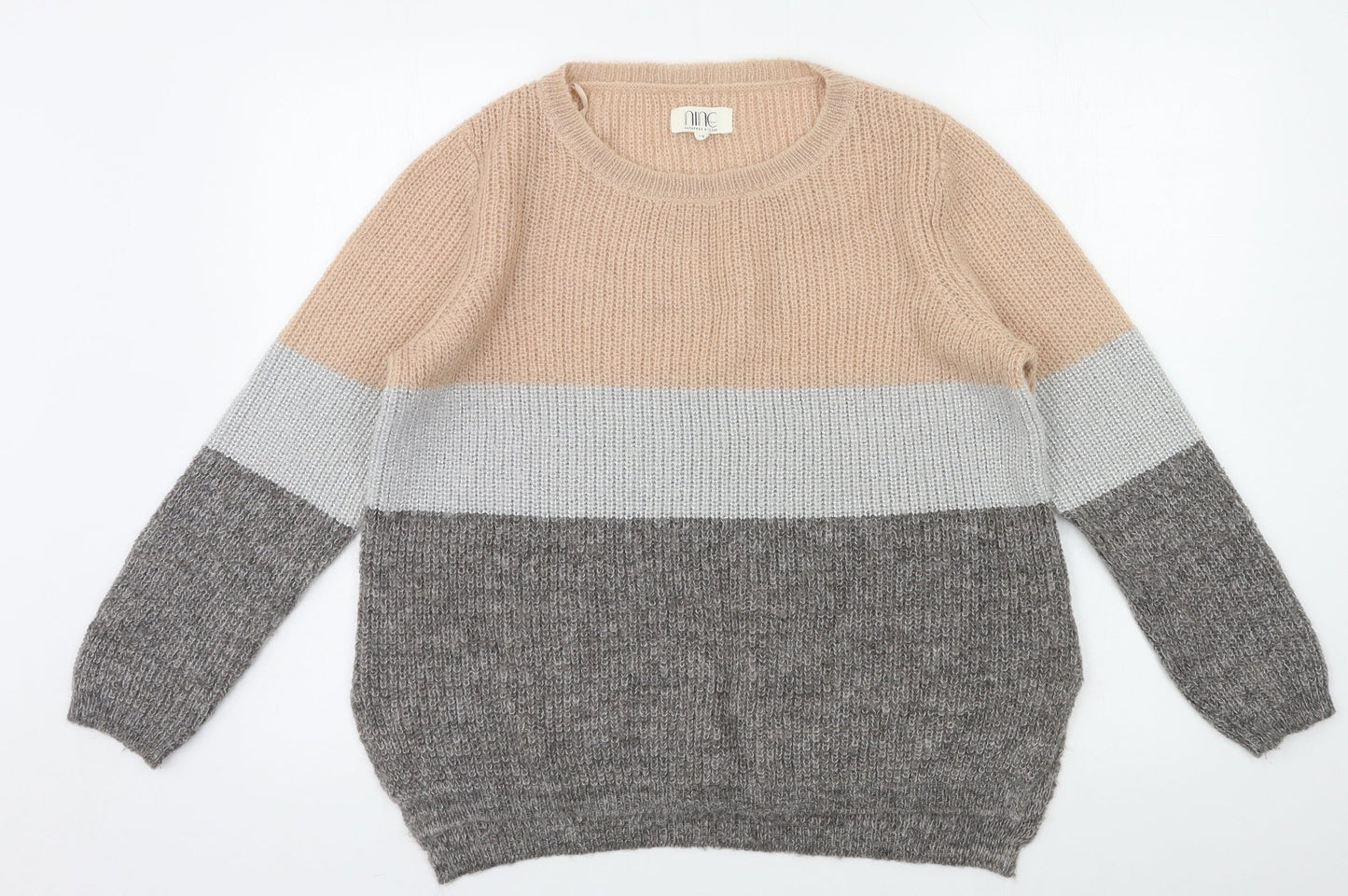 NINE Womens Multicoloured   Pullover Jumper Size 12