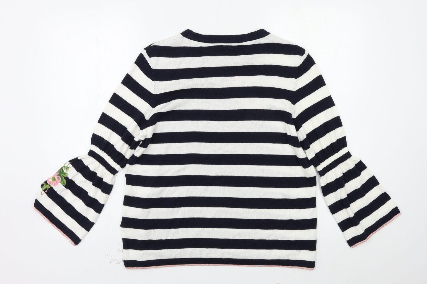 M&S Womens Multicoloured Striped  Pullover Jumper Size 12