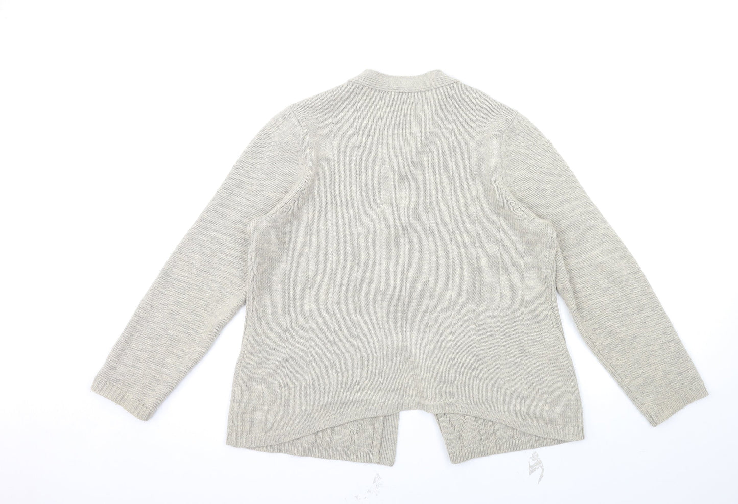 BM Womens Grey   Cardigan Jumper Size M