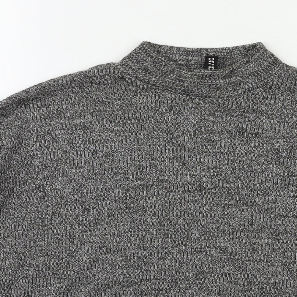H&M Womens Grey   Pullover Jumper Size S