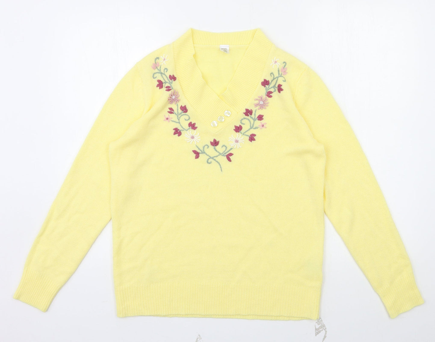 Preworn Womens Yellow   Pullover Jumper Size 10