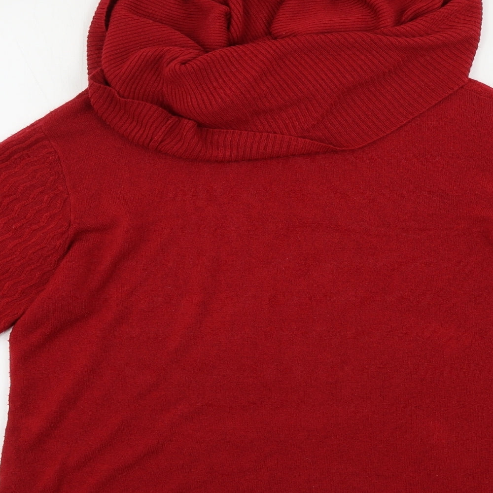 Lakeland  Womens Red   Pullover Jumper Size M