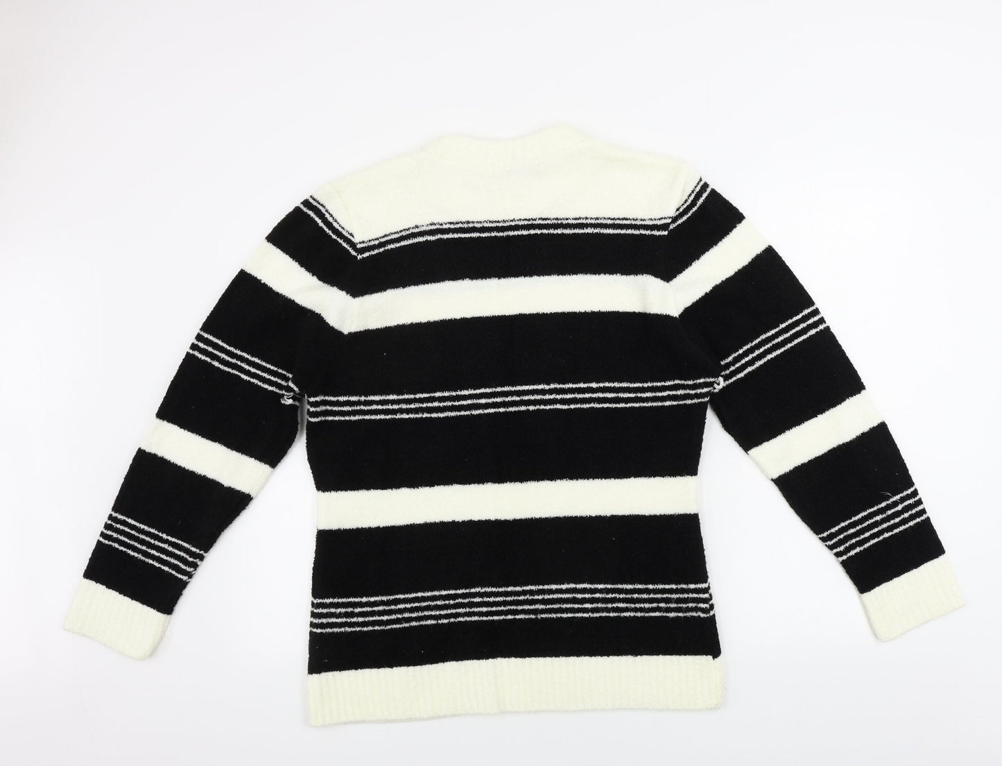 Pure & Natural   Womens Ivory Striped  Pullover Jumper Size XL